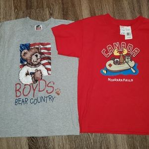 Niagara Falls & Boyd's Bear Country shirts